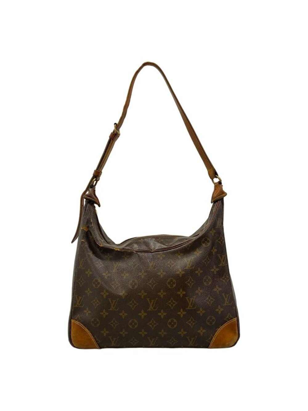 Louis Vuitton Shoulder Bag Monogram Boulogne GM Dark Brown